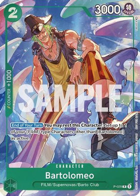Bartolomeo (Event Pack Vol. 1) (P-029) One Piece Promotion Cards Foil
