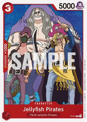 Jellyfish Pirates (One Piece Film Red) (P-012) One Piece Promotion Cards