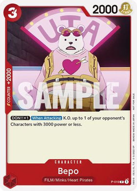 Bepo (One Piece Film Red) (P-019) One Piece Promotion Cards