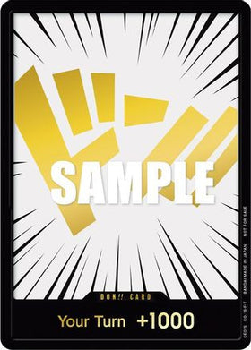 DON!! Card (Gold) One Piece Promotion Cards Foil