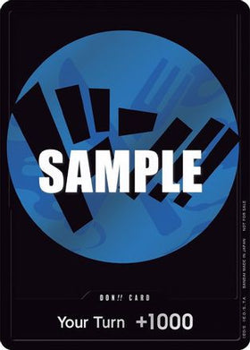 DON!! Card (Blue) One Piece Promotion Cards Foil