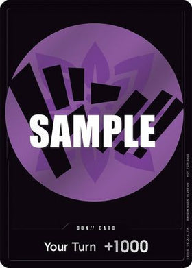 DON!! Card (Purple) One Piece Promotion Cards Foil
