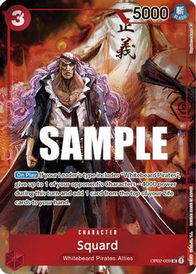 Squard (Box Topper) (OP02-009) Paramount War Foil