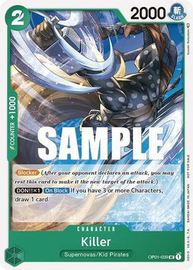 Killer (Promotion Pack 2023) (OP01-039) One Piece Promotion Cards