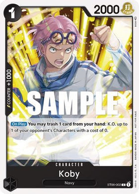 Koby (Promotion Pack 2023) (ST06-002) One Piece Promotion Cards