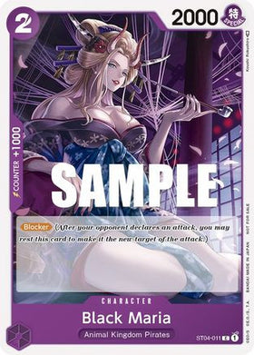 Black Maria (Tournament Pack Vol. 2) (ST04-011) One Piece Promotion Cards