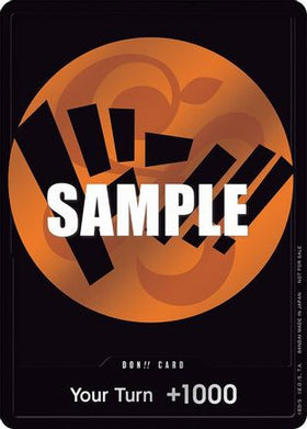 DON!! Card (Orange) One Piece Promotion Cards Foil