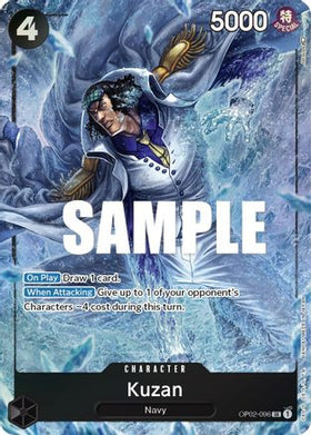 Kuzan (Alternate Art) (OP02-096) Paramount War Foil