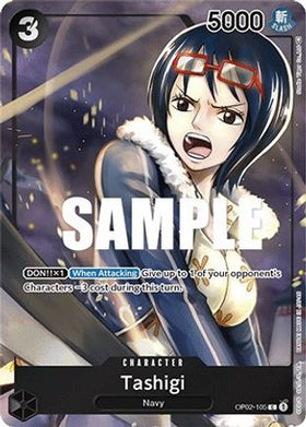 Tashigi (Box Topper) (OP02-105) Paramount War Foil