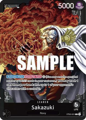 Sakazuki (ST06-001) Starter Deck 6: Absolute Justice Foil