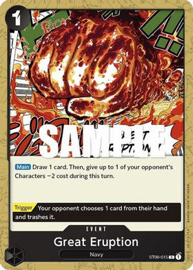 Great Eruption (ST06-015) Starter Deck 6: Absolute Justice