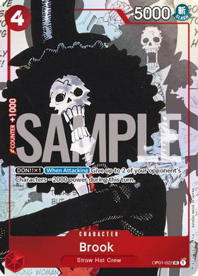 Brook (Alternate Art) (OP01-022) One Piece Promotion Cards