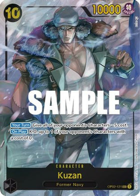 Kuzan (Alternate Art) (OP02-121) Paramount War Foil