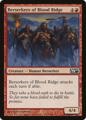 Berserkers of Blood Ridge (M10-126) - Magic 2010 Foil