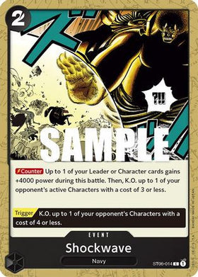 Shockwave (ST06-014) Starter Deck 6: Absolute Justice