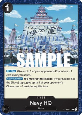 Navy HQ (ST06-017) Starter Deck 6: Absolute Justice