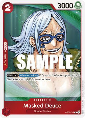 Masked Deuce (OP02-017) Paramount War Foil