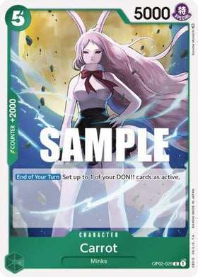 Carrot (OP02-029) Paramount War Foil