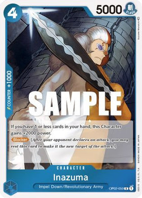 Inazuma (OP02-050) Paramount War Foil