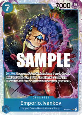 Emporio.Ivankov (OP02-051) Paramount War Foil