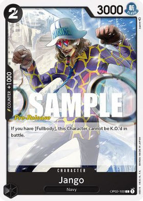 Jango (OP02-100) Paramount War Pre-Release Cards