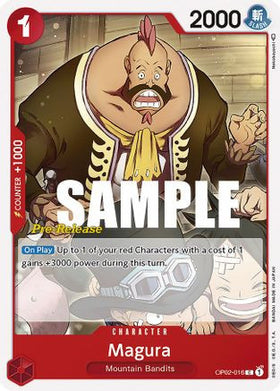 Magura (OP02-016) Paramount War Pre-Release Cards