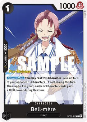 Bell-mere (OP02-112) Paramount War Pre-Release Cards