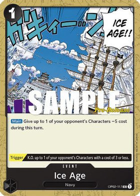 Ice Age (OP02-117) Paramount War Pre-Release Cards