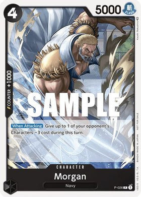 Morgan (Pirates Party Vol. 2) (P-026) One Piece Promotion Cards