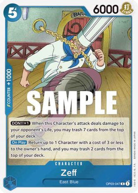 Zeff (OP03-047) Pillars of Strength Foil