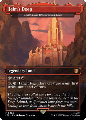 Helm's Deep - Shinka, the Bloodsoaked Keep (Borderless)