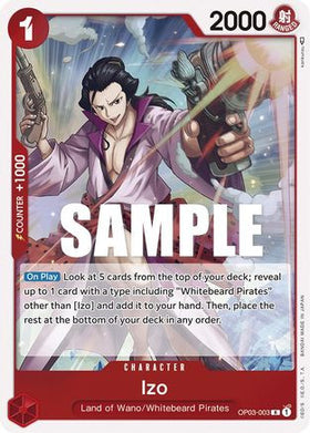 Izo (OP03-003) Pillars of Strength Foil
