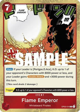 Flame Emperor (OP03-016) Pillars of Strength Foil