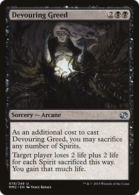 Devouring Greed (MM2-078) - Modern Masters 2015 Foil