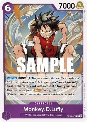 Monkey.D.Luffy (OP03-070) Pillars of Strength Foil