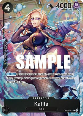 Kalifa (Alternate Art) (OP03-081) Pillars of Strength Foil