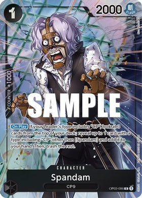 Spandam (Alternate Art) (OP03-086) Pillars of Strength Foil