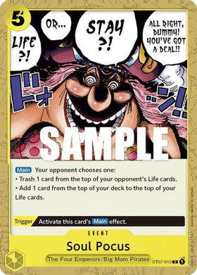 Soul Pocus (ST07-015) Starter Deck 7: Big Mom Pirates