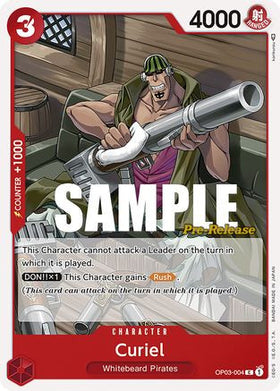 Curiel (OP03-004) Pillars of Strength Pre-Release Cards