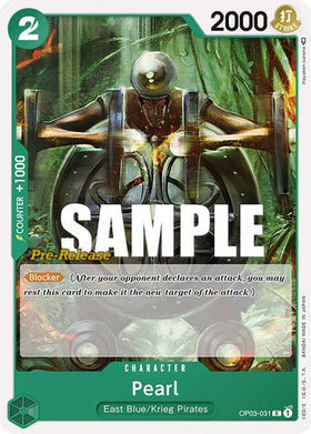 Pearl (OP03-031) Pillars of Strength Pre-Release Cards