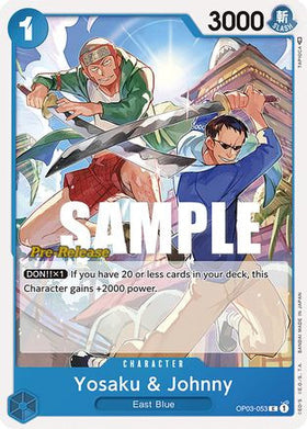 Yosaku & Johnny (OP03-053) Pillars of Strength Pre-Release Cards