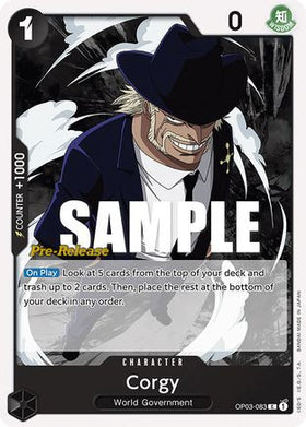 Corgy (OP03-083) Pillars of Strength Pre-Release Cards