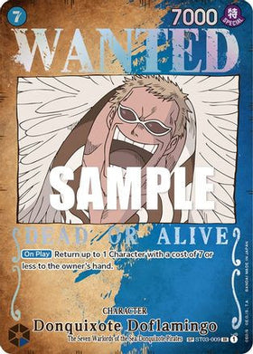 Donquixote Doflamingo (Wanted Poster) (ST03-009) Pillars of Strength Foil