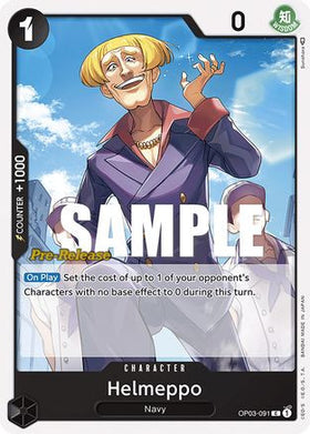 Helmeppo (OP03-091) Pillars of Strength Pre-Release Cards