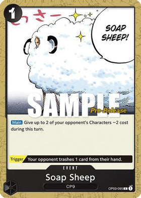 Soap Sheep (OP03-095) Pillars of Strength Pre-Release Cards