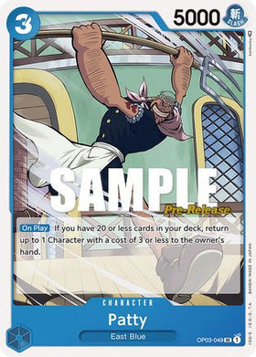 Patty (OP03-049) Pillars of Strength Pre-Release Cards