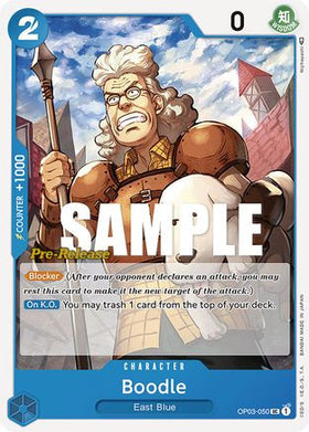 Boodle (OP03-050) Pillars of Strength Pre-Release Cards