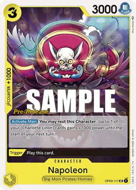 Napoleon (OP03-117) Pillars of Strength Pre-Release Cards