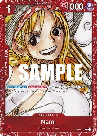 Nami (Premium Card Collection -ONE PIECE FILM RED Edition-) (ST01-007) One Piece Promotion Cards Foil