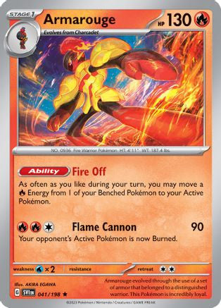 Armarouge (Line Holo) 41 - SV Scarlet Violet Promo Cards Holofoil
